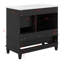 36" Bathroom Vanities Cabinet With Ceramic Sink Set Combo, Shelf, Three Drawers-1946844140