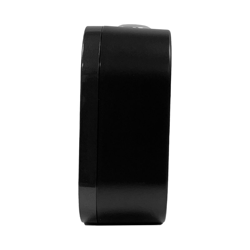 Seiko Kyoda Metallic Black Analog Quartz Alarm Clock