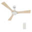  Ventilateur de plafond intelligent à 3 pales DEL avec télécommande et ensemble d'éclairage inclus.-1397996194-1397996193
