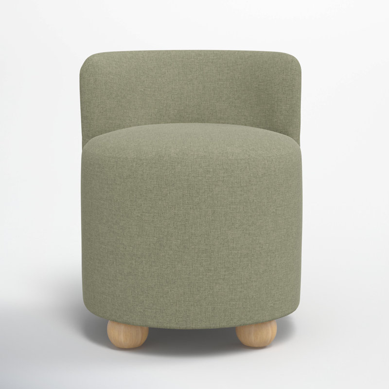Andi Vanity Chair, Zuma Laurel Textured Linen