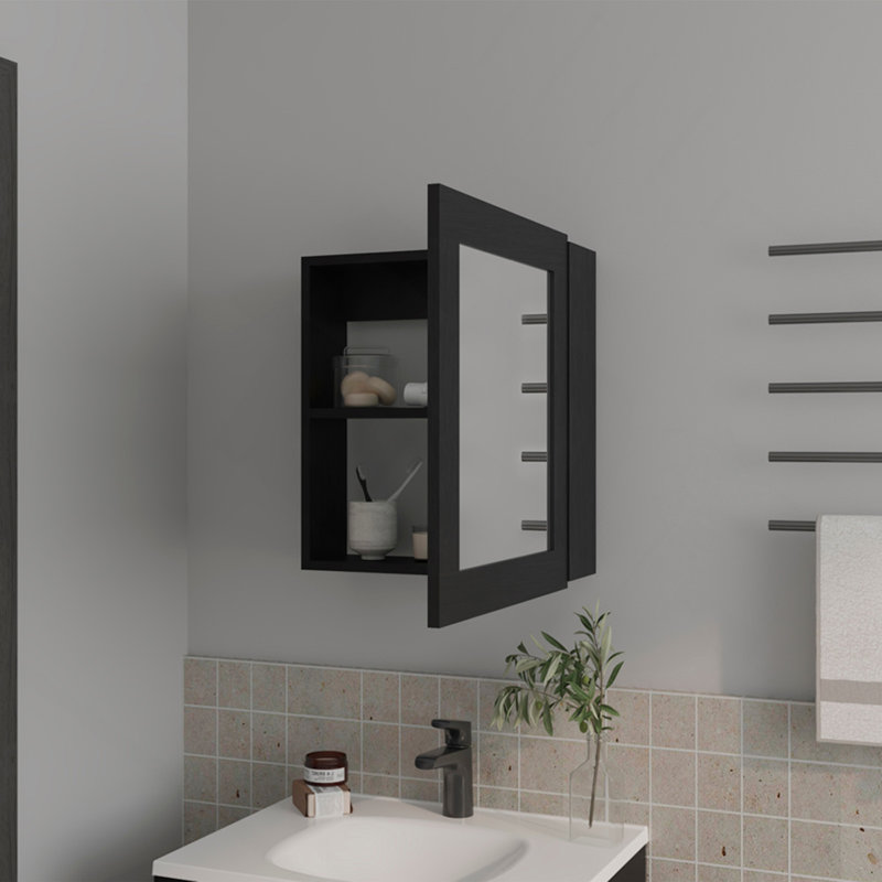 Pharmacie Hailey, salle de bain, noir, Noir