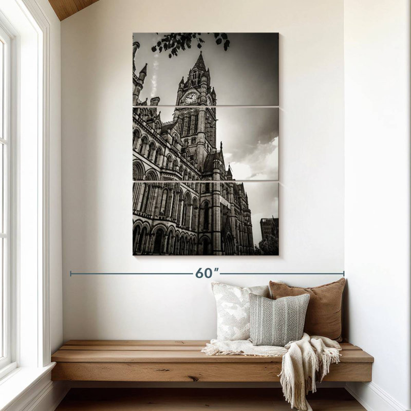 Lilie Manchester Town Hall Building, 50" H x 32" W