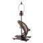 13" High Leaping Trout Table Base