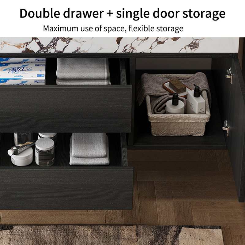 Nordic style modern bathroom cabinet