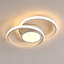 Plafonnier encastré double à DEL 2 lumières-181331008-181331010