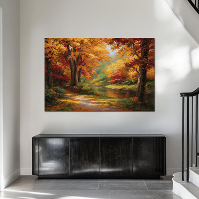Art mural d'automne, décoration murale photos d'automne, art mural sur toile d'automne, art mural d'automne, art mural nature, peintures murales d'automne, images pour salon chambre à coucher, 28 po x 40 po