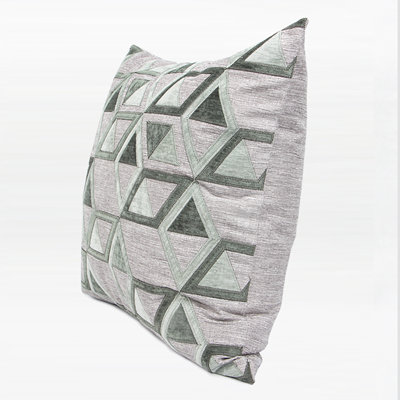 Maximillian Geometric Square Throw Pillow Cover