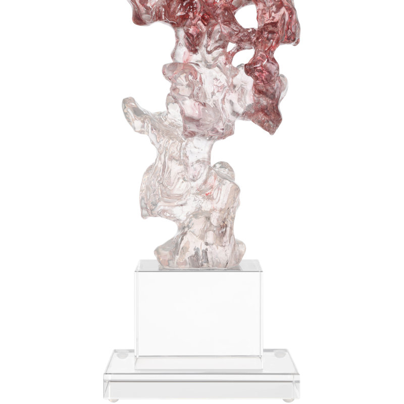 Faux Rock Crystal Large Sculpture