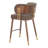 Brew Counter Stool Brown & Walnut
