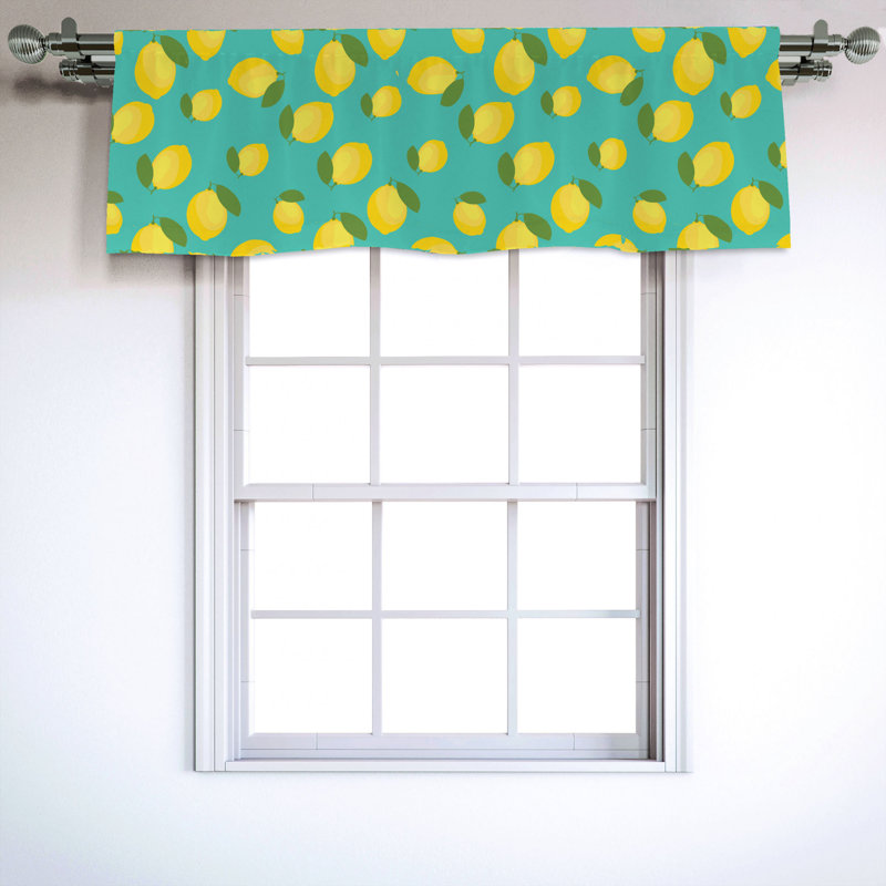 Sateen Ruffled Window Valance