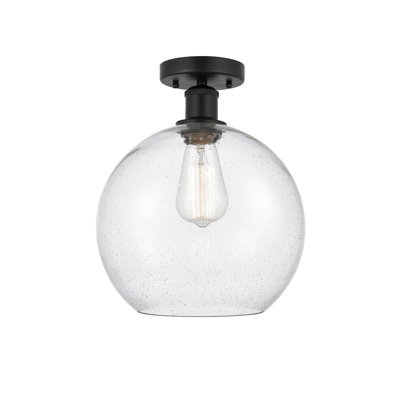 Glass Semi Flush Mount