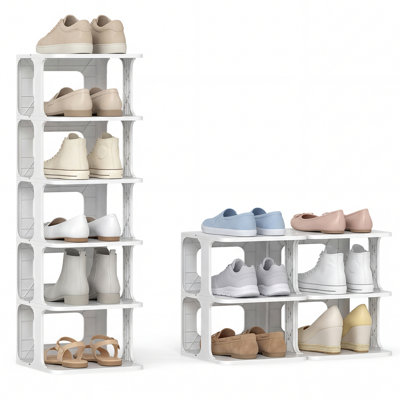 6 Pair Shoe Rack
