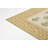  Bibury Traditional Floral Wool and Nylon Gold Area Rug-111721329