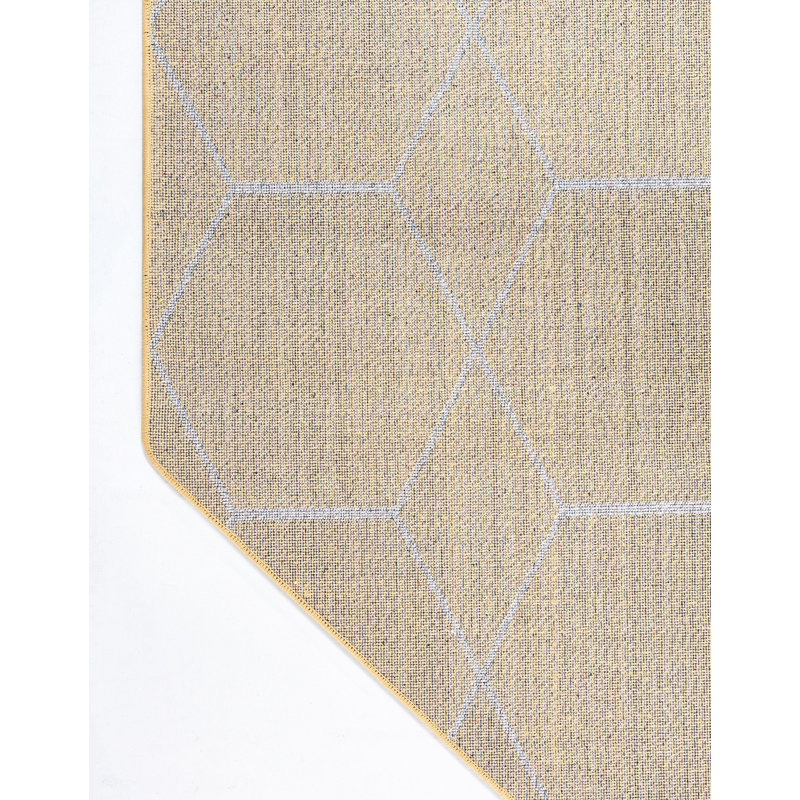 Tellaro Abstract Indoor Rug, Octagon 5' x 5'