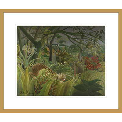 Surpris! par Henri Rousseau - Impression numérique sur estampe numérique