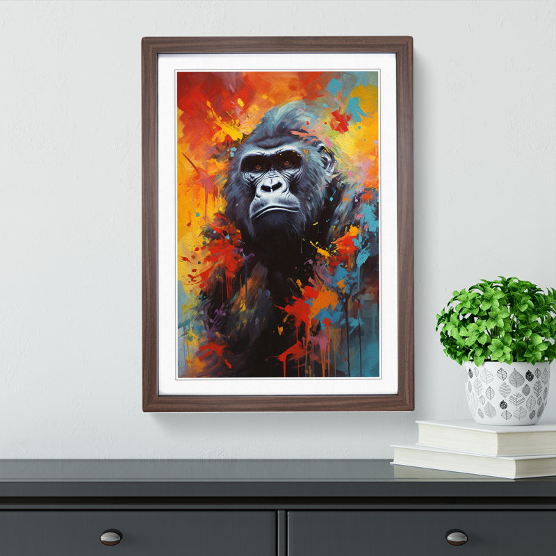 Gorilla Symbolism - Framed Print