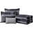 Hudson 4-Piece Modern Geometric Block Pattern Jacquard Comforter Set-103255136
