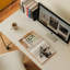 Bureau rectangulaire moderne et minimaliste mobile-193771471
