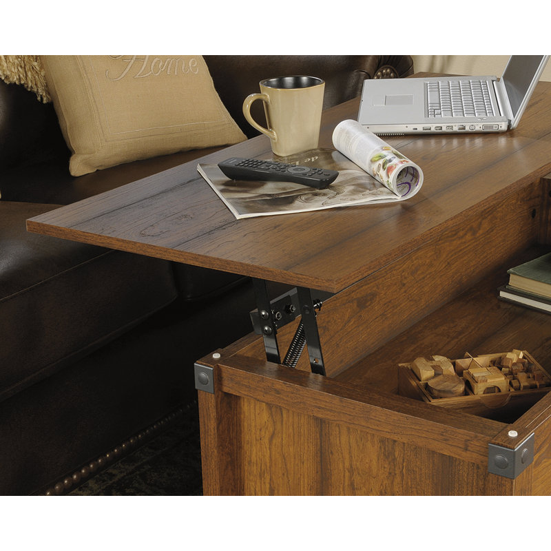 Table basse Carson Forge, Brun