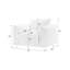 Fauteuil d'appoint rembourré Tranay-776687826