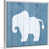 Cadre pour toile flottant blanc