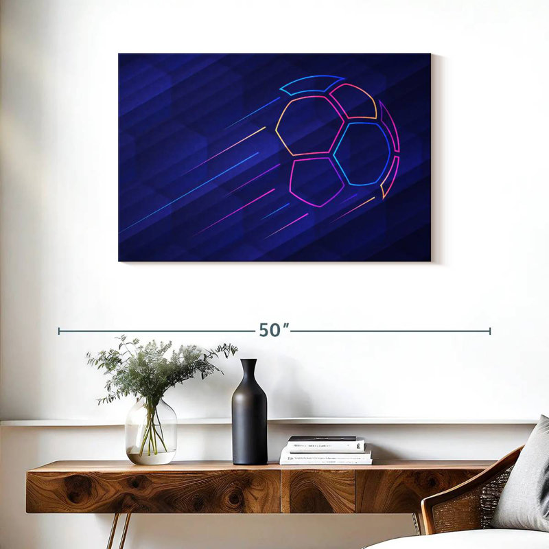 Ballon de football Sireci Swift Neon, H 24 po x l 36 po