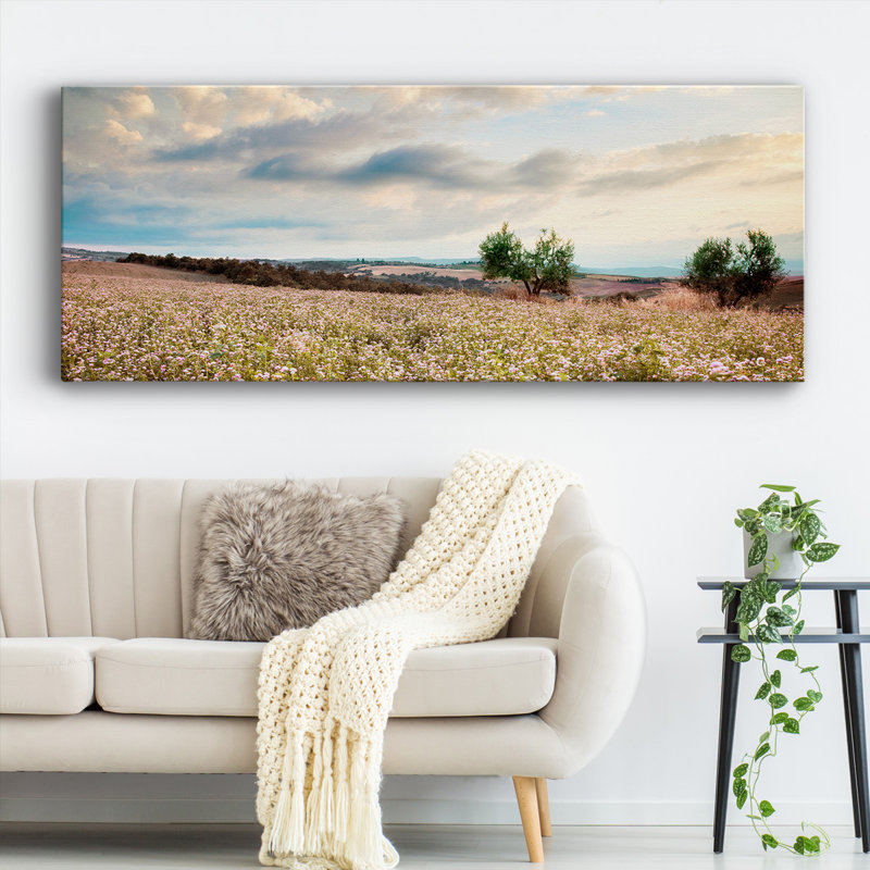 Fleurs sauvages toscanes, H 8 po x l 20 po x P 1,5 po