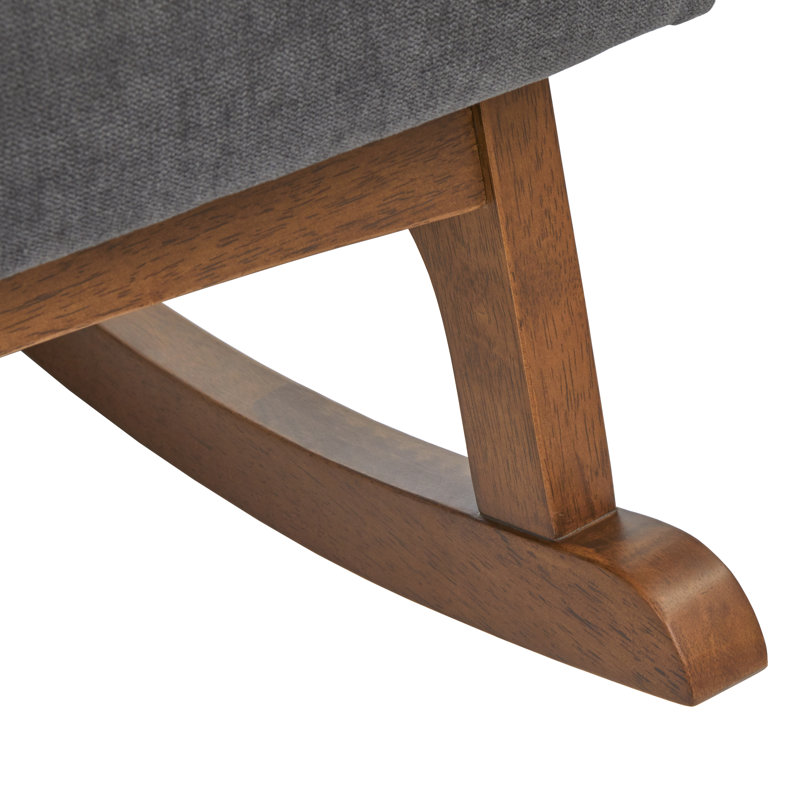 Ghalib Rocking Chair, Dark Gray