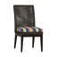 Peninsula Woven Side Chair - Mahogany/Chestnut-134599968-134600029-134593231