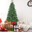 Arbre de Noël 6 pi avec 300 lumières DEL RVB contrôlées par le Wi-Fi, 751 pointes en PVC, 38 fonctions d'éclairage, synchro musicale, structure à charnières et support en métal - arbre des Fêtes contrôlé par une application intelligente-856312030