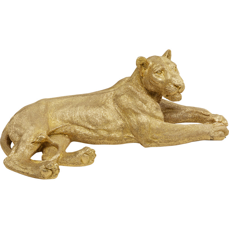 Lion Gold Decorative 113cm Figurine