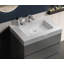 Meuble-lavabo autoportant simple de 30 po avec trop-plein Deandrick pré-assemblé Deandrick-697991241-717486855-702358710
