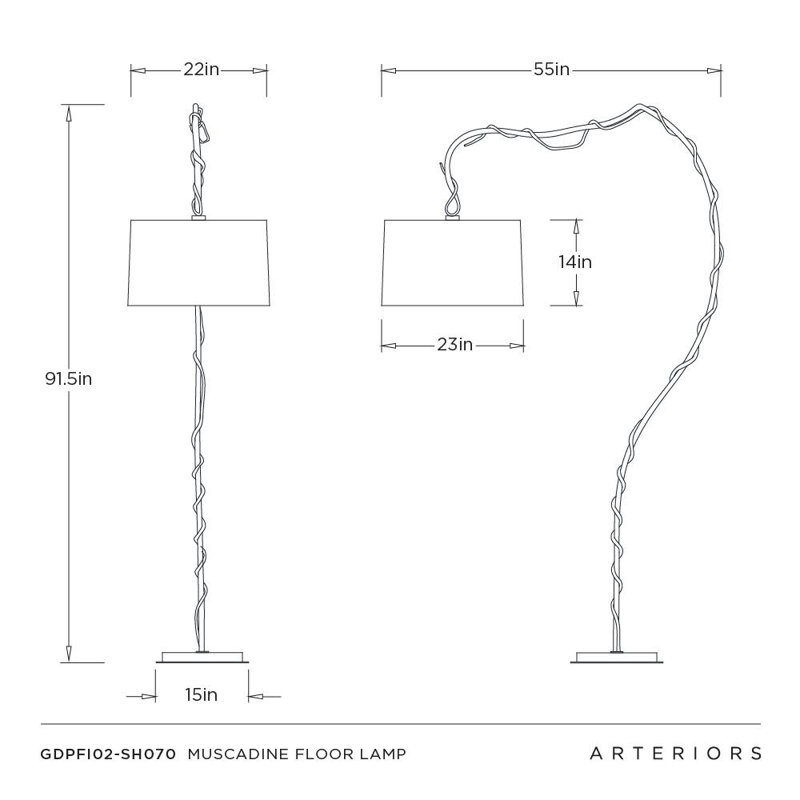Muscadine Floor Lamp