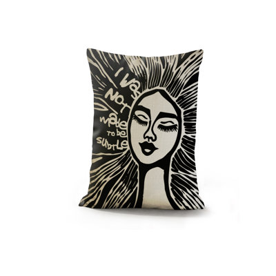 Oreiller en faux bois Roxanne