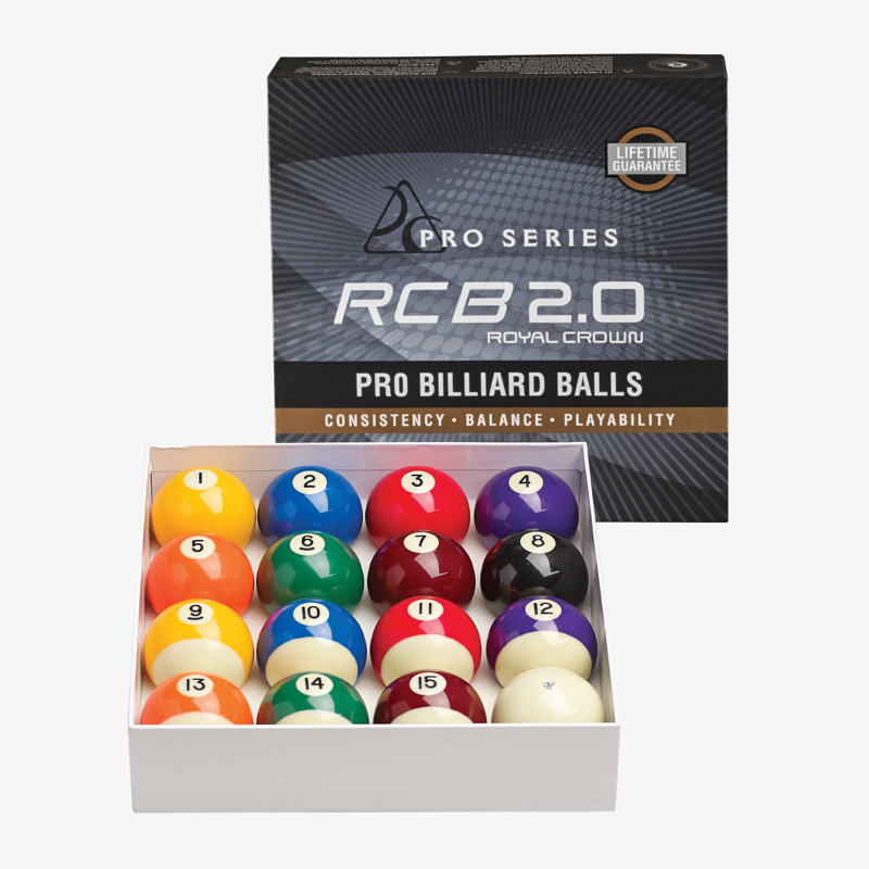 16-Piece Royal Crown Pro Billiard Ball Set