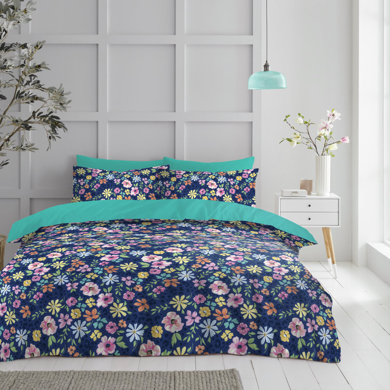 Polyester Duvet Cover Set with Pillowcases, Single Duvet Cover + 1 Standard Pillowcase