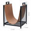 31.8cm W Metal Log Rack