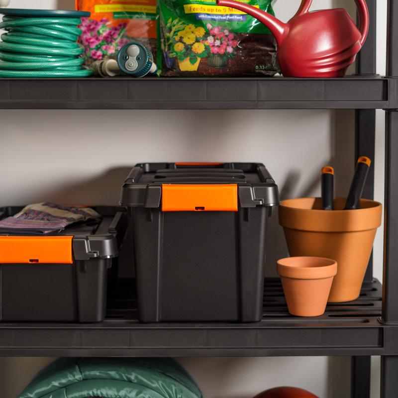 20 Qt./5 Gal. Heavy-duty Stackable Storage Tote, 22