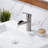 Single Hole Bathroom Faucet with Drain Assembly-86634265