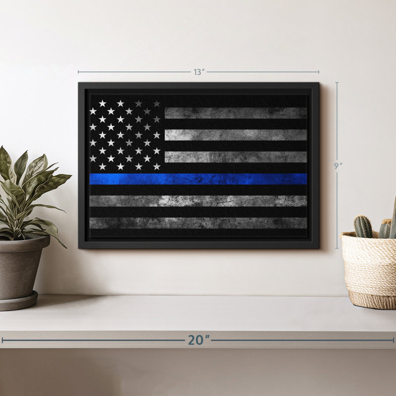 «Police Flag», H 9 po x l 13 po