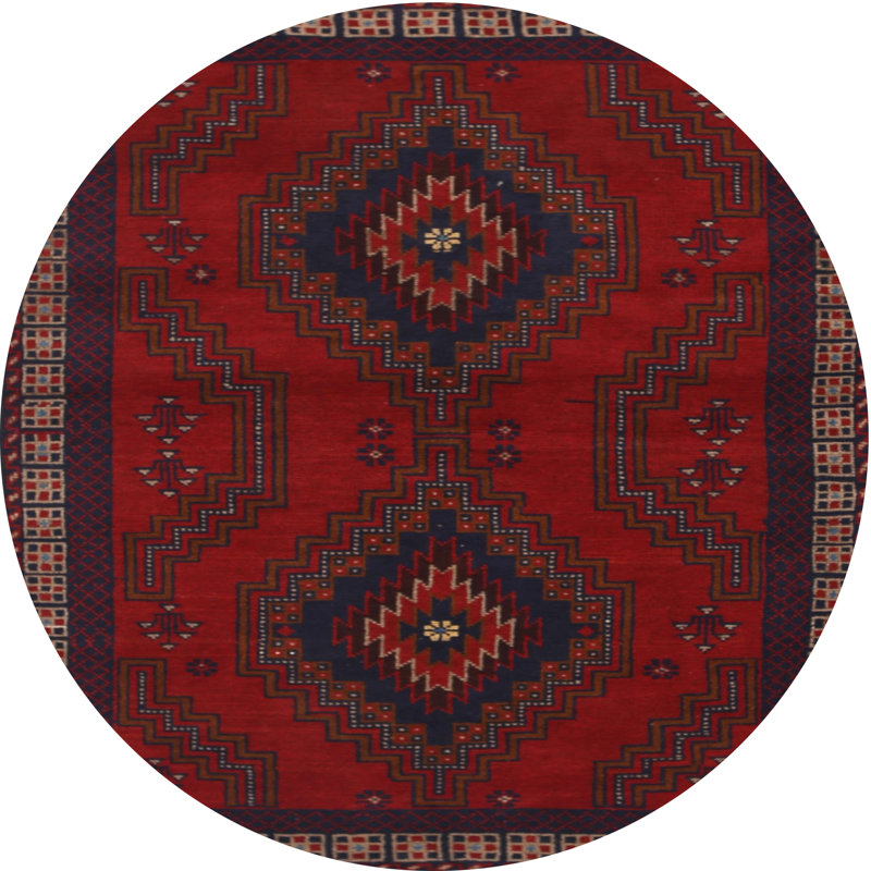 Oriental Indoor Rug, Round 5'