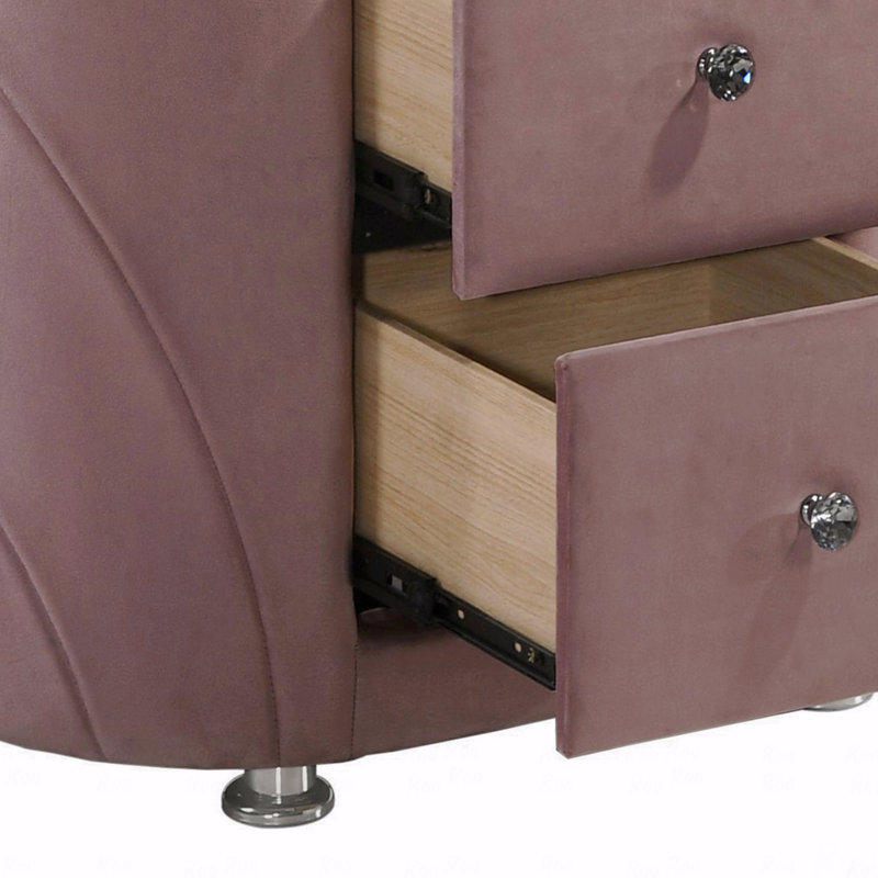 2-Drawer Bedroom Nightstand