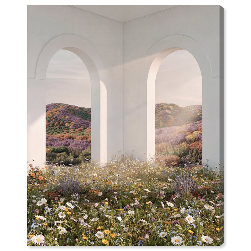 Sunlight Coming Through Landscape & Nature Canvas Print by Oliver Gal, Black Frame, 16 x 20, 36"H x 45"W, Gallery Wrapped