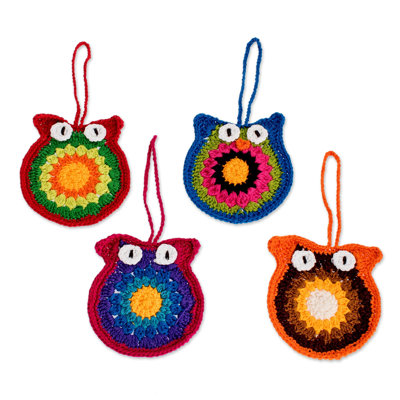 3.5'' Handmade Acrylic Animals Holiday Shaped Ornament