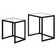 Everly Quinn Harr Glass Top Nesting Tables & Reviews | Wayfair