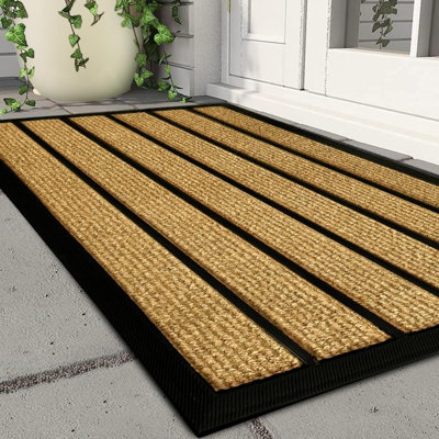 Non-Slip Striped Doormat