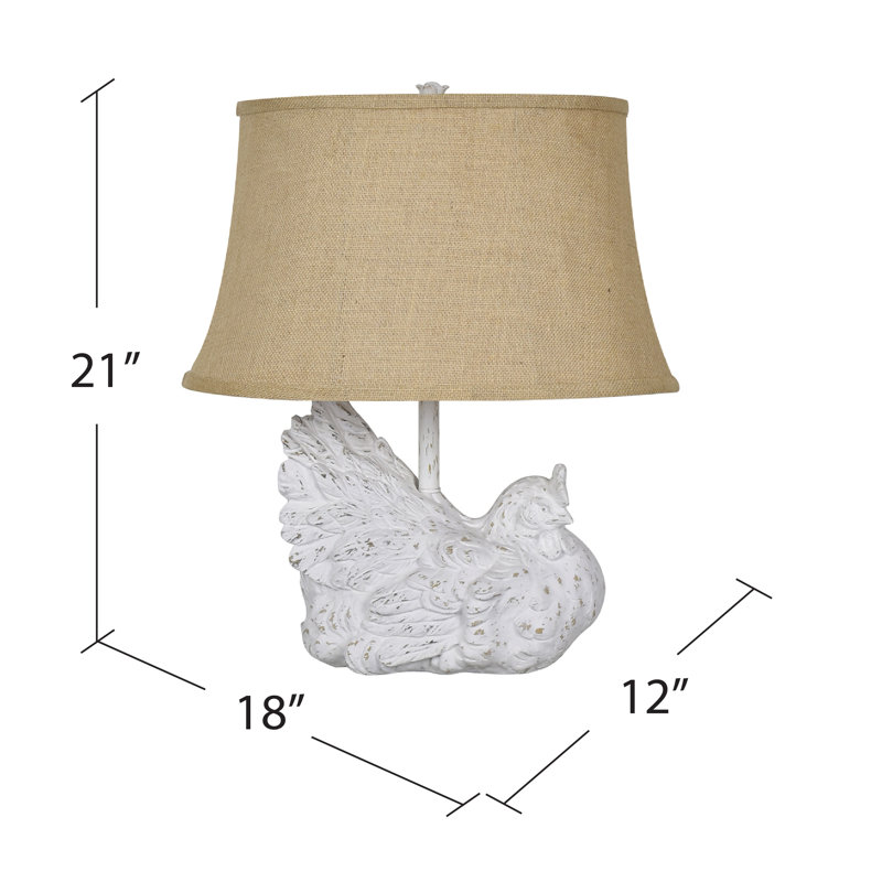 Lampe de table blanche 21 po Inglesbatch