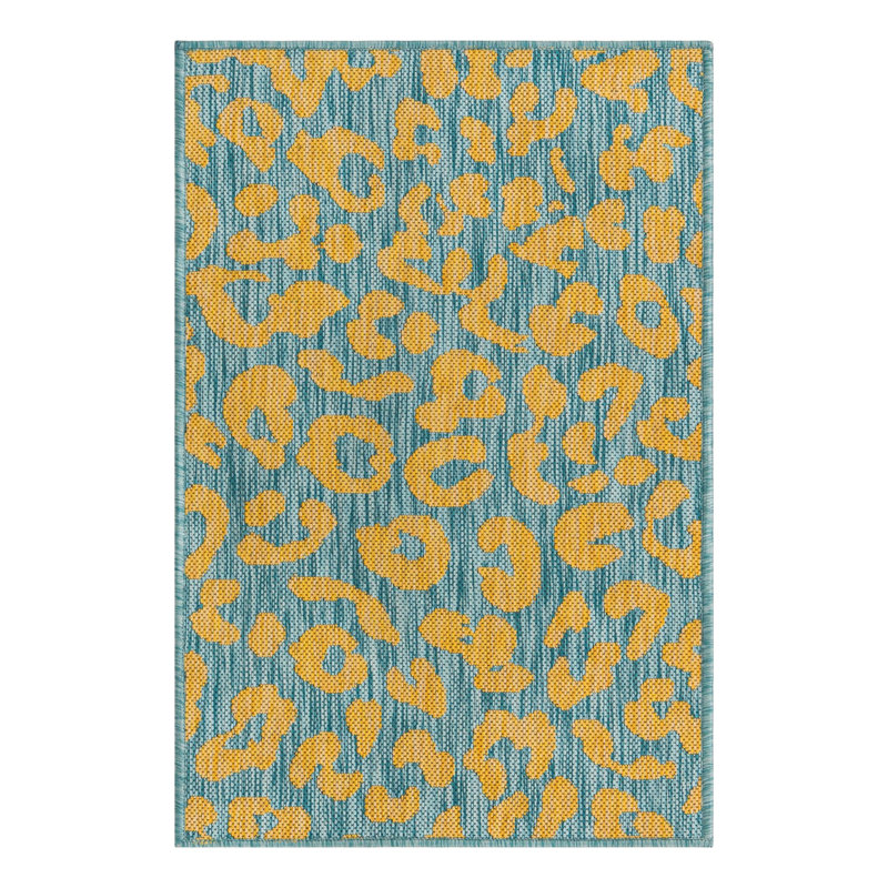 Animal Print Indoor / Outdoor Rug, Rectangle 2'2" x 3'
