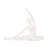 Yin Reverse Yoga Pose in Polyresin