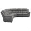 Canapé modulaire inclinable électrique Divine anthracite 6 pièces